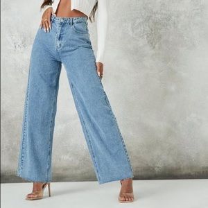 NWT: MissGuided Wide Leg Jeans